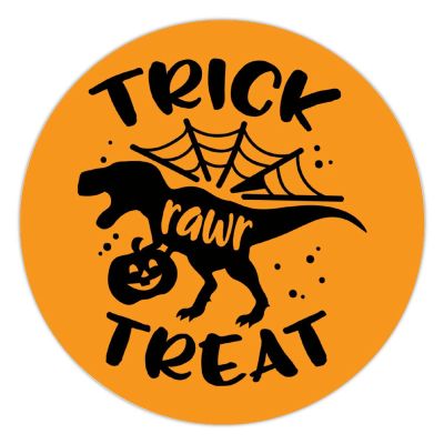 100 Pcs Halloween Stickers for Trick Rawr Treat Stickers Halloween decorations Stickers for Envelope Seals Candy Halloween Party Decorations