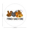 100 Pcs Halloween Stickers for Peace Love Fall Stickers Halloween decorations Stickers for Envelope Seals Candy Halloween Party Decorations view 2
