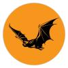 100 Pcs Halloween Stickers for Bat Flying Stickers Halloween decorations Stickers for Envelope Seals Candy Halloween Party Decorations view 1