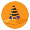 100 Pcs Halloween Stickers for Halloween Witch Hats Stickers Halloween decorations Stickers for Envelope Seals Candy Halloween Party Decorations view 1
