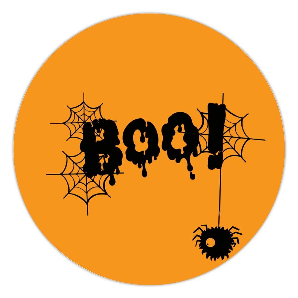 100 Pcs Halloween Stickers for BOO SPIDERS Stickers Halloween decorations Stickers for Envelope Seals Candy Halloween Party Decorations