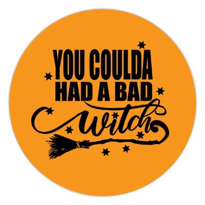 100 Pcs Halloween Stickers for Witch BAD Stickers Halloween decorations Stickers for Envelope Seals Candy Halloween Party Decorations