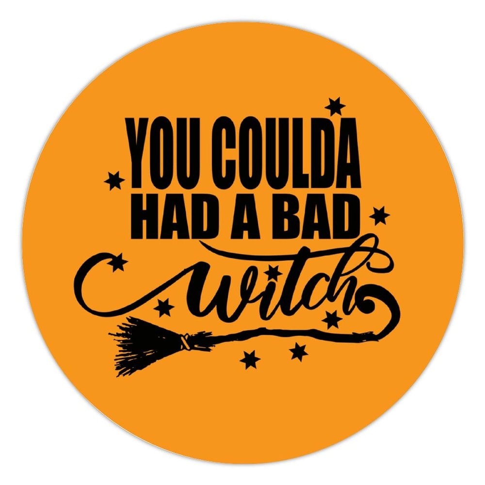 100 Pcs Halloween Stickers for Witch BAD Stickers Halloween decorations Stickers for Envelope Seals Candy Halloween Party Decorations