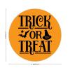 100 Pcs Halloween Stickers for Halloween Quote Pillow Trick Or Treat Stickers Halloween decorations Stickers for Envelope Seals Candy Halloween Party Decorations view 2