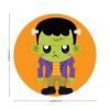 100 Pcs Halloween Stickers for Halloween Creatures Stickers Halloween decorations Stickers for Envelope Seals Candy Halloween Party Decorations view 2