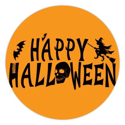 100 Pcs Halloween Stickers for Happy Halloween Bats Witch Stickers Halloween decorations Stickers for Envelope Seals Candy Halloween Party Decorations