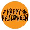 100 Pcs Halloween Stickers for Happy Halloween Bats Witch Stickers Halloween decorations Stickers for Envelope Seals Candy Halloween Party Decorations view 1
