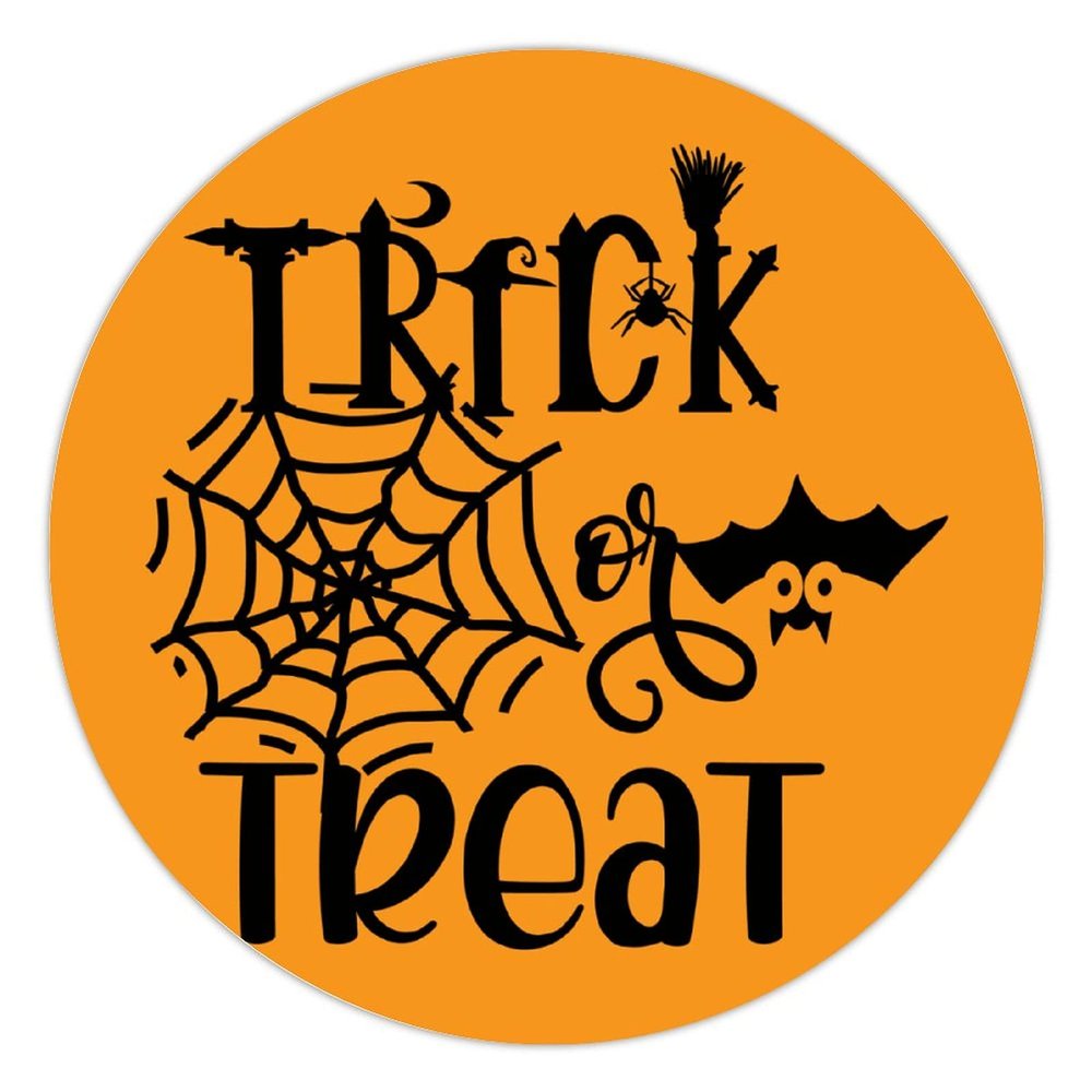 100 Pcs Halloween Stickers for Trick Or Treat Stickers Halloween decorations Stickers for Envelope Seals Candy Halloween Party Decorations