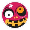 100 Pcs Halloween Stickers for HALLOWEEN CIRCLE CARTOON Stickers Halloween decorations Stickers for Envelope Seals Candy Halloween Party Decorations view 1