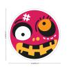 100 Pcs Halloween Stickers for HALLOWEEN CIRCLE CARTOON Stickers Halloween decorations Stickers for Envelope Seals Candy Halloween Party Decorations view 2