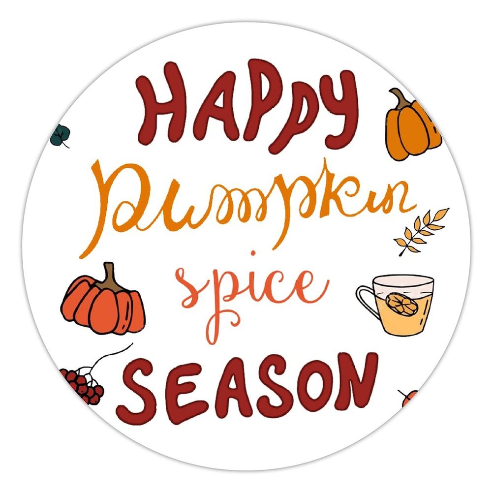 100 Pcs Halloween Stickers for Pumpkin Spice Season Stickers Halloween decorations Stickers for Envelope Seals Candy Halloween Party Decorations
