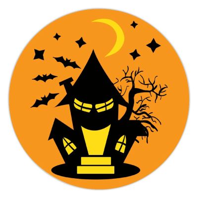 100 Pcs Halloween Stickers for Scary House Stickers Halloween decorations Stickers for Envelope Seals Candy Halloween Party Decorations