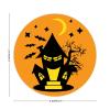 100 Pcs Halloween Stickers for Scary House Stickers Halloween decorations Stickers for Envelope Seals Candy Halloween Party Decorations view 2