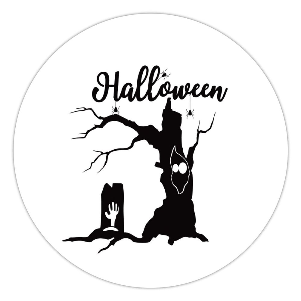 100 Pcs Halloween Stickers for Halloween Dead Tree Skeleton Horror Stickers Halloween decorations Stickers for Envelope Seals Candy Halloween Party Decorations