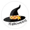 100 Pcs Halloween Stickers for Halloween Witch Hat Stickers Halloween decorations Stickers for Envelope Seals Candy Halloween Party Decorations view 1