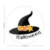 100 Pcs Halloween Stickers for Halloween Witch Hat Stickers Halloween decorations Stickers for Envelope Seals Candy Halloween Party Decorations view 2