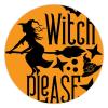 100 Pcs Halloween Stickers for Witch Please Stickers Halloween decorations Stickers for Envelope Seals Candy Halloween Party Decorations view 1