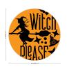 100 Pcs Halloween Stickers for Witch Please Stickers Halloween decorations Stickers for Envelope Seals Candy Halloween Party Decorations view 2