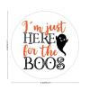 100 Pcs Halloween Stickers for I'm Just Here for The Boos Stickers Halloween decorations Stickers for Envelope Seals Candy Halloween Party Decorations view 2
