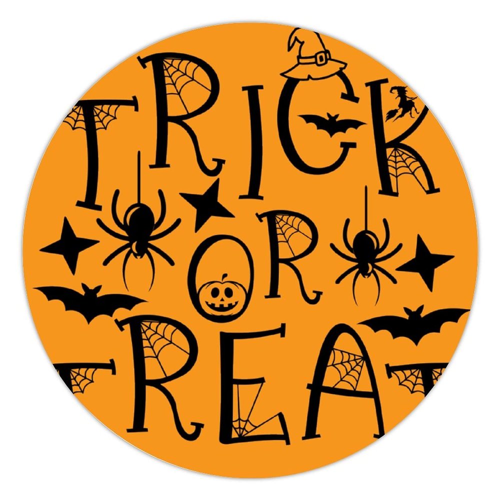 100 Pcs Halloween Stickers for Trick Or Treat Stickers Halloween decorations Stickers for Envelope Seals Candy Halloween Party Decorations