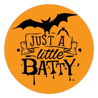 100 Pcs Halloween Stickers for A Little Batty Stickers Halloween decorations Stickers for Envelope Seals Candy Halloween Party Decorations