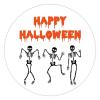 100 Pcs Halloween Stickers for Happy Halloween Dancing Skeleton Stickers Halloween decorations Stickers for Envelope Seals Candy Halloween Party Decorations view 1
