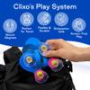 Clixo Window Travel Pack - Fun Magnetic Toy for Kids - 24-Piece Suncatcher Kit with Prisms & Suction Cups for Plane and Car Windows  Portable Rainbow Maker STEM Toy for Creative On the Go Car Playset view 4