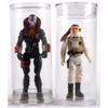 Plymor Plastic Action Figure Tube, 2" Wide by 4.5" Tall, with Clear Acrylic Base, Pack of 4 view 3