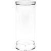 Plymor Plastic Action Figure Tube, 2" Wide by 4.5" Tall, with Clear Acrylic Base, Pack of 3 view 1