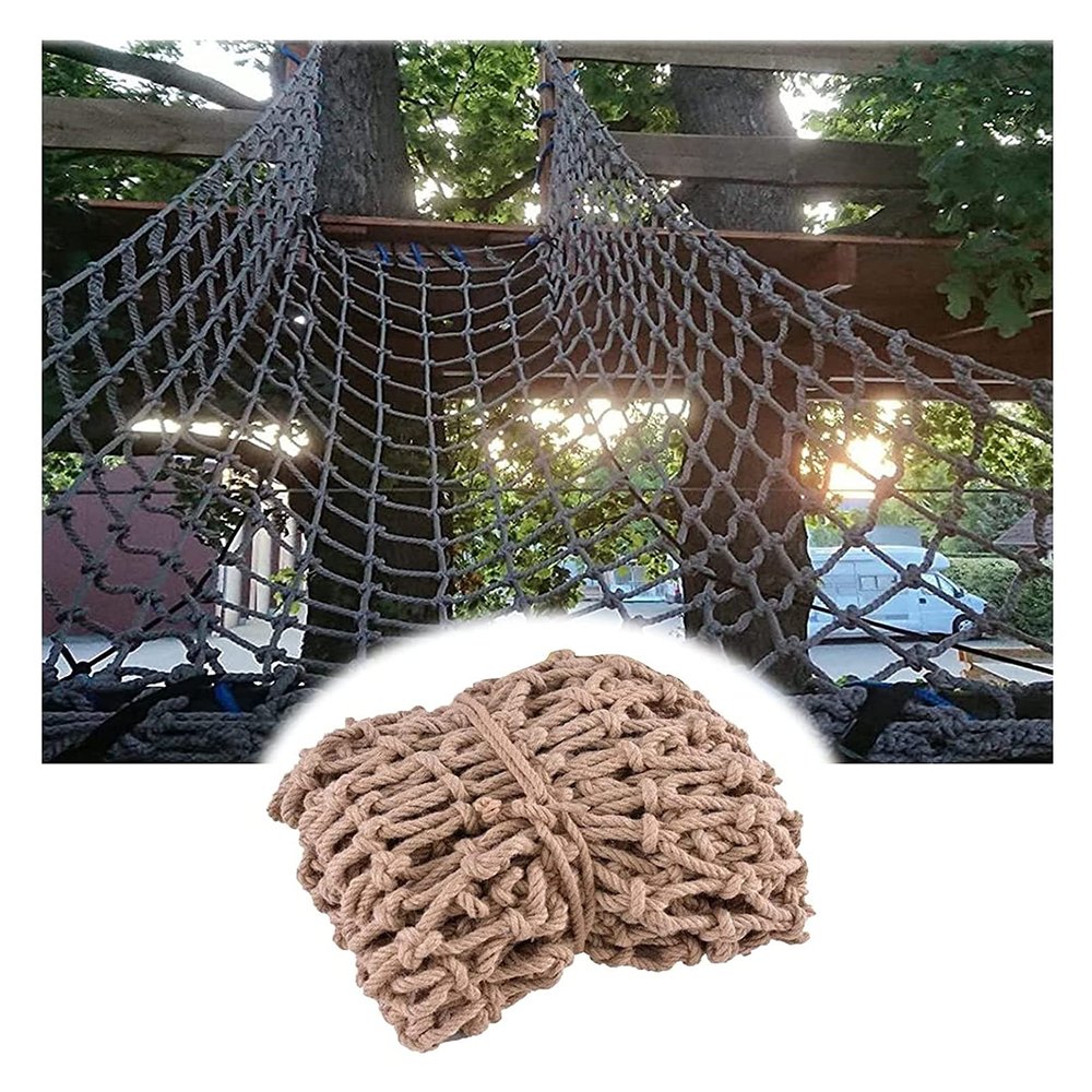 Hynet Climbing Net Playground Rope Net Kids Swingset Fence Treehouse Safety Net Outdoor Railing Decor Birds Net Garden Protective Rope Ladder Rock (Size : 3 * 10m(10 * 33ft))