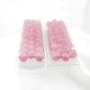 Pink Borealis Dice Luminary with Silver Numbers D20 Aprox 16mm (5/8in) Pack of 50 Wondertrail view 1