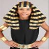 Fun Costumes Dark Pharaoh Kids Costume - Tunic, Belt, Headpiece, Armband & Cuffs, Gold & Blue Details, Adjustable Fasteners Large view 3