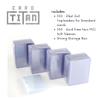 CARD TITAN PRO 3" x 4" Standard 35pt Toploaders and Soft Sleeves - Premium Quality Ultra Clear - Top Loaders for Cards and Penny Sleeves for Trading Cards - Baseball Card Sleeves (100ct) view 4