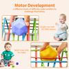 AiTuiTui Baby Sensory Montessori Activity Toys for 1 2 Year Old Boy Girl, Early Learning Develop Shape Sorter Cube with Soft Textured Balls for Infants Toddler Birthday Gifts view 2