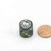 Dumpster Fire Dice Assorted Colors with Pips 16mm (5/8in) D6 Pack of 15 Wondertrail view 4