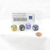 Sick Dice Assorted Colors with Pips 16mm (5/8in) D6 Pack of 4 Wondertrail view 2