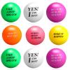 Kasyat 30 Pieces Stress Balls for Adults Bulk 1.5 Inch Motivational Stress Balls Colorful Foam Inspirational Quotes Relief Small Mental Health Toys Appreciation Gift for Motivating Encouraging view 1