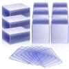 400 Pieces Card Sleeve Hard Plastic Card Protector Holder for Trading, Baseball, Football, Sport, Photo, 3 x 4 Inches (Clear) view 1