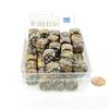 Gold Lustrous Dice with Silver Pips D6 16mm (5/8in) Bulk Pack of 50 Wondertrail view 2