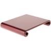 Plymor Red Scroll Wood Veneer Footed Display Base, 9" W x 7" D x 1.25" H (7.875" x 6.75" Display Area) view 1
