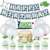 Containlol 32 Pieces Golf Birthday Party Decorations Golf Happy Birthday Banner Golf Cake Toppers and Foil Balloons for Golf Themed Party Supplies view 1