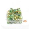 Spring Nebula Dice Luminary with White Pips 16mm (5/8in) D6 Set of 50 Wondertrail view 1