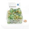 Spring Nebula Dice Luminary with White Pips 16mm (5/8in) D6 Set of 50 Wondertrail view 2