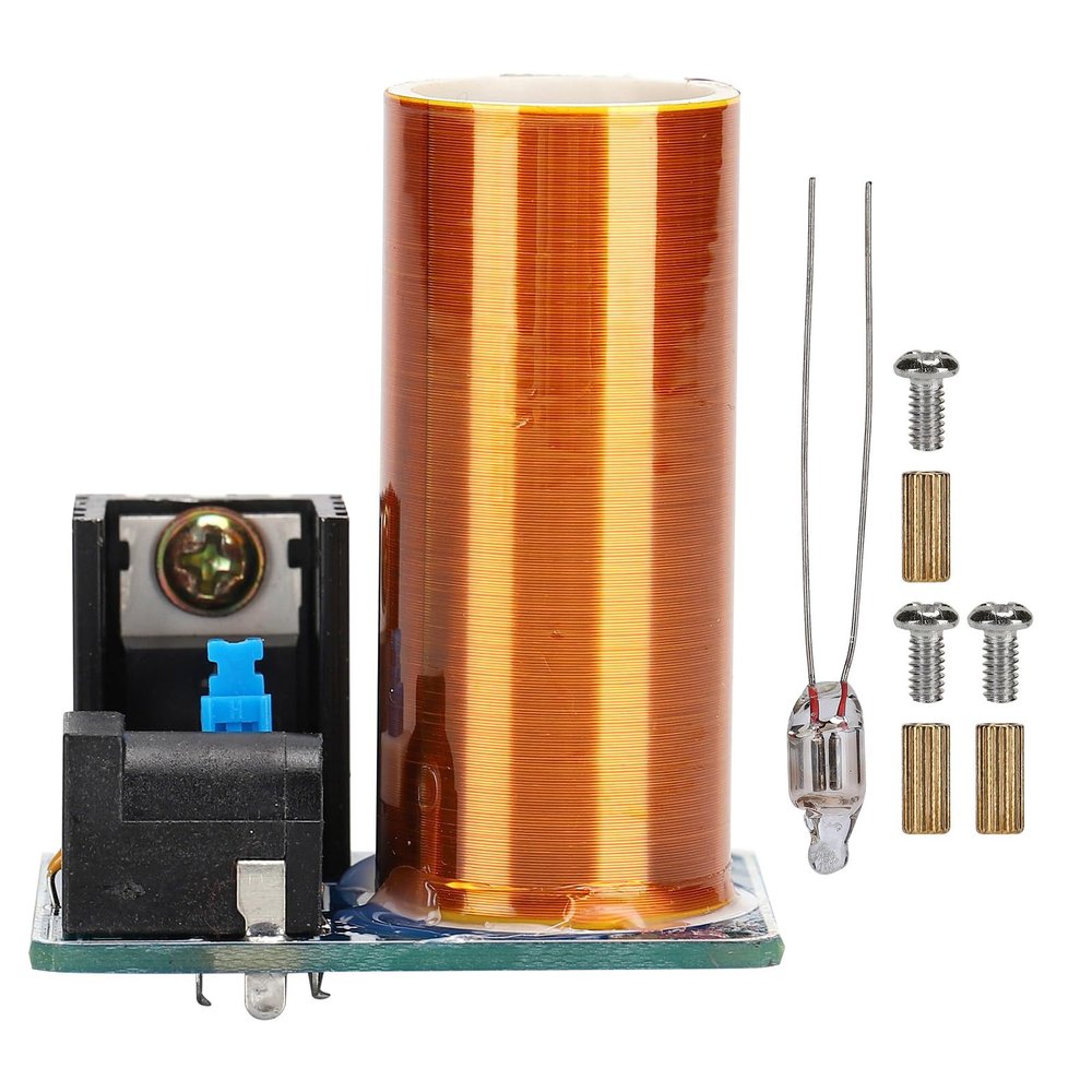 BD243 Mini Plasma Ball Spark Gap Arc Generator for Learn Scientific Knowledge Magic Props DIY Electronics Parts Air Light Coil Plasma Ball Kit