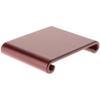 Plymor Red Scroll Wood Veneer Footed Display Base, 7" W x 5.5" D x 1.25" H (6" x 5.25" Display Area), Pack of 3 view 1