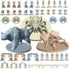 House of Bodian Mythical Heroes Forest/Swamp Edition - 90 Pcs in 16 Designs - Mini Figure Set for RPGs - Creatures and Monsters - Suitable Size for DND view 1