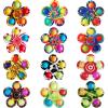 12 Pcs Fidget Spinners Pop Toys for Party Favors, Sensory Fidget Toys Bulk for Classroom Prizes, Easter Christmas Valentine Gifts for Kids Easter Basket Stuffers view 1