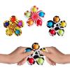 12 Pcs Fidget Spinners Pop Toys for Party Favors, Sensory Fidget Toys Bulk for Classroom Prizes, Easter Christmas Valentine Gifts for Kids Easter Basket Stuffers view 3