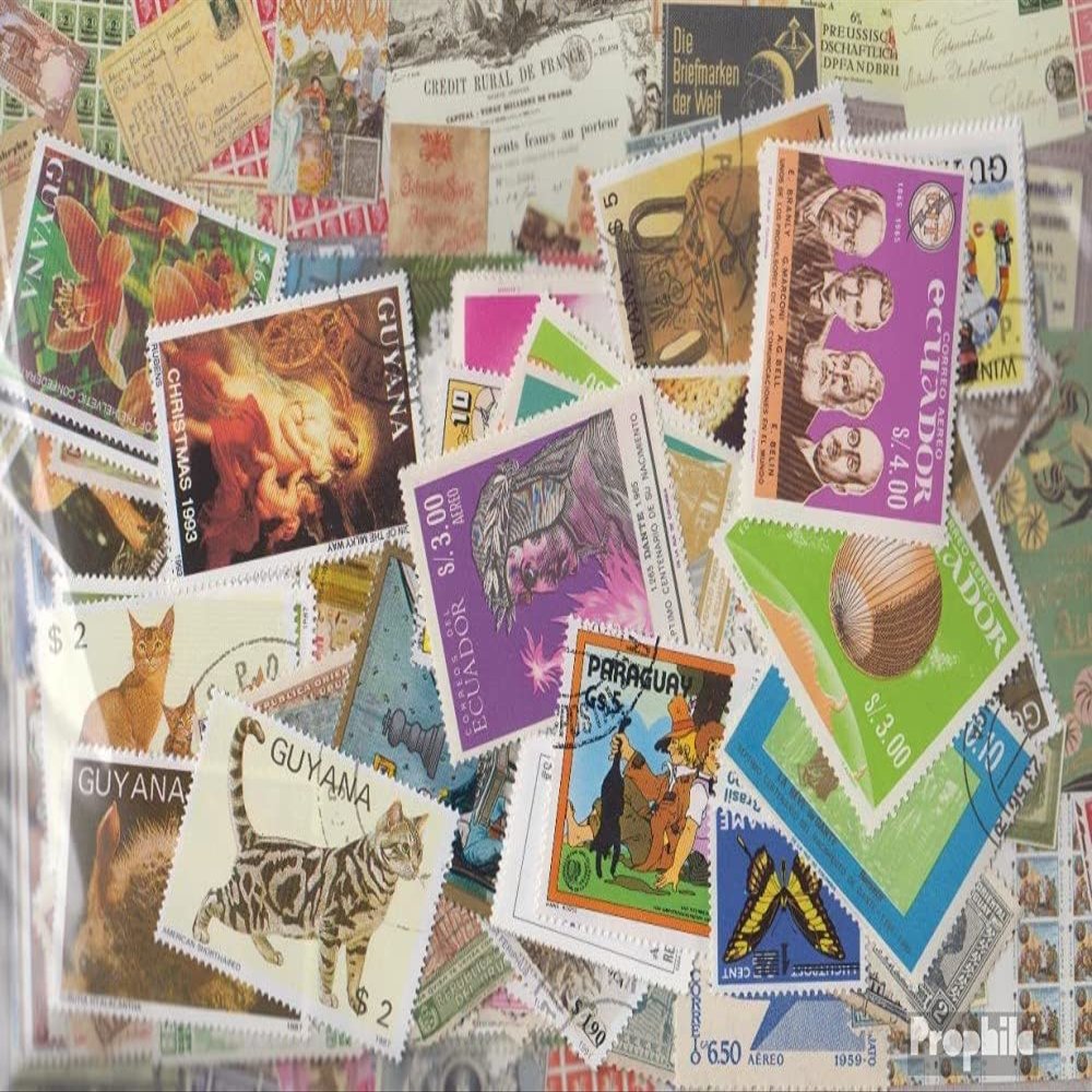 Prophila Collection America 1.000 Various Stamps South America (Stamps for Collectors)