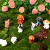 Marsui 40 Pcs Mini Dog Figurines Toy Realistic Little Puppy Figures Educational Dog Animals Toys Miniature Mini Glow in The Dark Resin Animals for Birthday Christmas Easter Cake Topper Decor(Cute) view 3